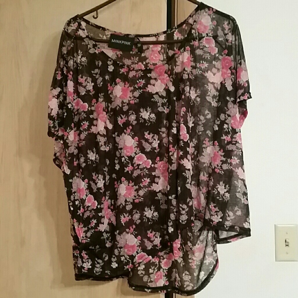 MINKPINK hi-lo top